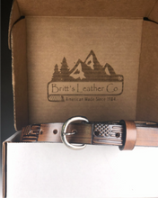 Load image into Gallery viewer, American Flag Kids Belt