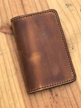 Load image into Gallery viewer, Field Note Cover in Rustic Brown