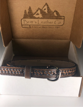 Load image into Gallery viewer, Basketweave Kids Belt