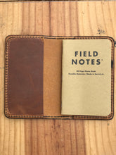 Load image into Gallery viewer, Field Note Cover in Rustic Brown