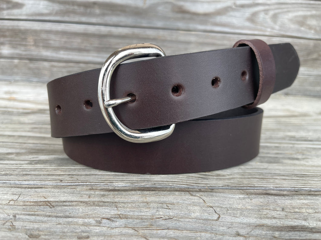 Chocolate Leather Belt