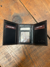 Load image into Gallery viewer, Dark Brown American Flag Trifold Wallet