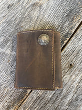 Load image into Gallery viewer, Buffalo Nickle Trifold Wallet