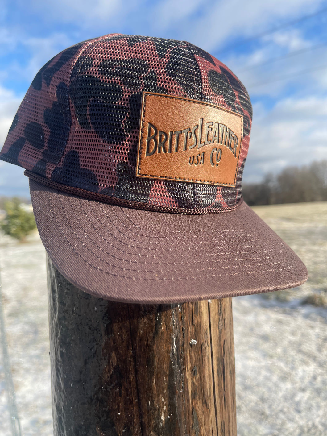 Britt’s Leather Old School Hat