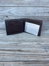 Load image into Gallery viewer, Dark Brown Single Fold Wallet