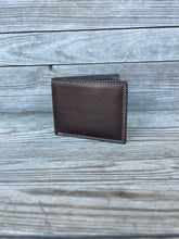 Load image into Gallery viewer, Dark Brown Single Fold Wallet