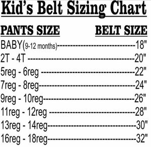 Basketweave Kids Belt