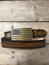 Load image into Gallery viewer, American Flag belt buckle
