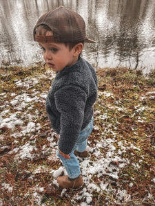 Toddler Tractor Patch Hats