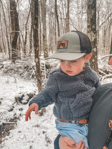 Toddler Tractor Patch Hats